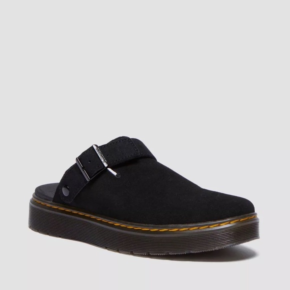 Dr. Martens Black Suede Clogs - Picture 7 of 8